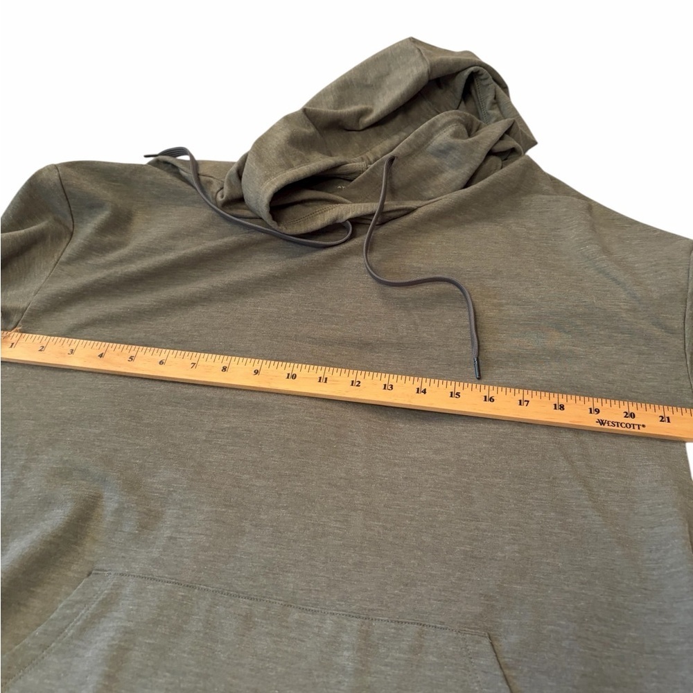 Athletic Works Ladies Dri More Green Heathered Hoodie-Pullover Sweater-Medium - Picture 6 of 12